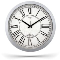 Galaxy ROMA Rakamlı Gri Duvar Saati 35 CM D-1967-G