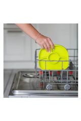 Bblüv Yümi Silikon Mama Tabağı Yeşil - 4+ Ay