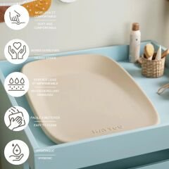 Nattou Softy Alt Değiştirme Minderi 70x50cm Yeşil