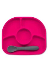 Bblüv Yümi Silikon Mama Tabağı Pembe - 4+ Ay