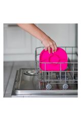 Bblüv Yümi Silikon Mama Tabağı Pembe - 4+ Ay