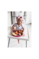 Bblüv Yümi Silikon Mama Tabağı Pembe - 4+ Ay