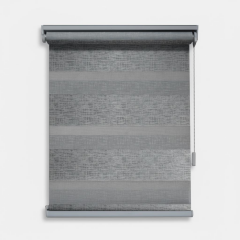 Zebra Stor Jakar Gümüş Gri 140x200 Perde