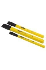 Stanley Sarı Yassı Keski Seti 10 12 16 mm 3 Parça St418298