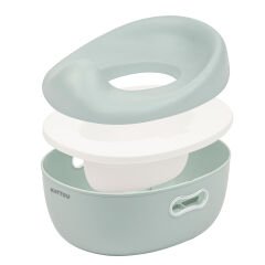 Nattou Potty Care 3 in 1 Lazımlık Oturak ve Tuvalet Adaptörü Yeşil