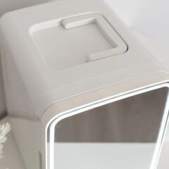 Flamingueo Grimmy Taşınabilir Aynalı ve Ledli Kozmetik Dolabı 10L