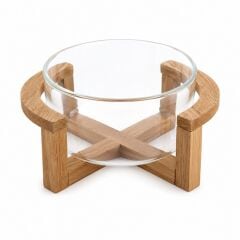 Balsa Akasya Ayaklı Sunumluk 15cm x 7cm
