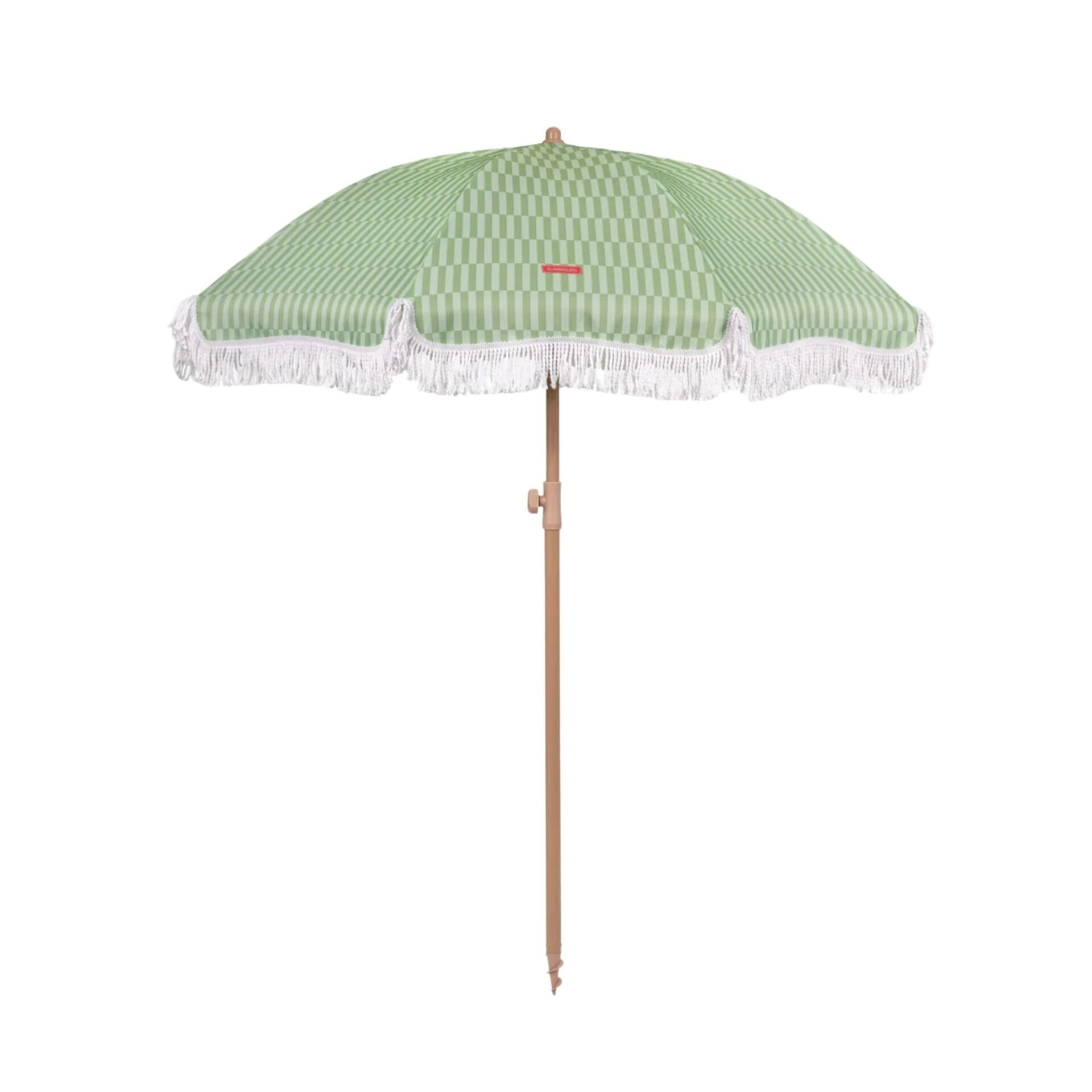 Flamingueo Caramel Plaj ve Bahçe Şemsiyesi Yeşil