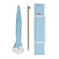 Flamingueo Caramel Plaj ve Bahçe Şemsiyesi Mavi