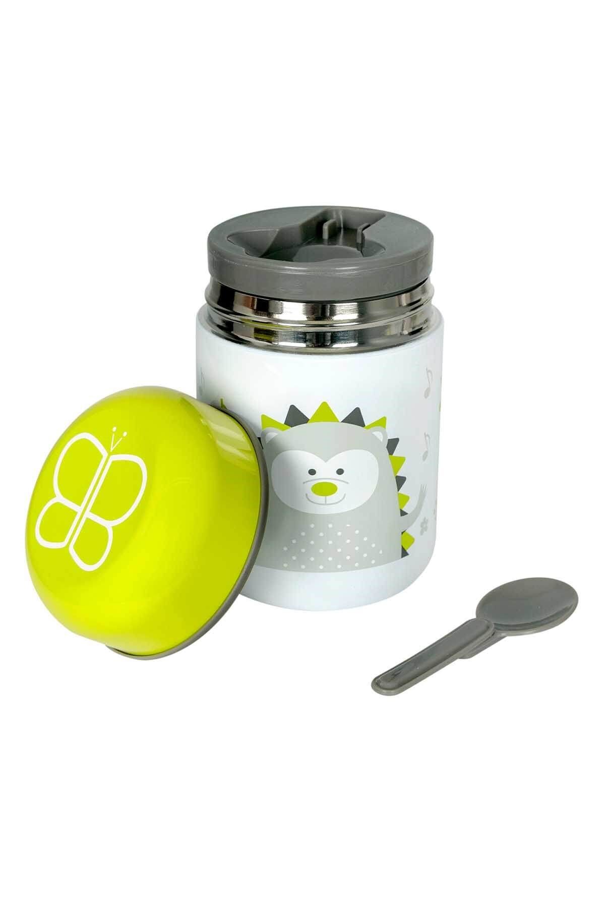 Bblüv Foöd Mama Termosu ve Kaşık 300ml Yeşil