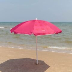 Flamingueo Cyndi Plaj Şemsiyesi Pembe