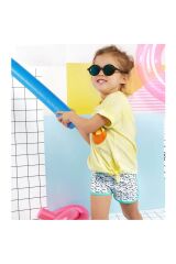 Kietla Anti UV Şort Mayo Beyaz - 18 Ay