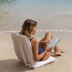 Flamingueo Nelson Katlanır 6 Pozisyonlu Plaj Koltuğu Bej