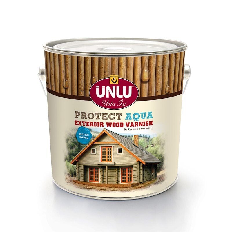 Ünlü Boya Protect Aqua Dış Cephe 2.5 litre Ceviz