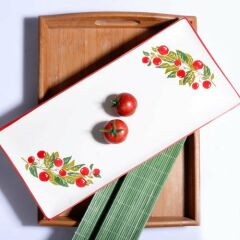 Cherry-15 Dıkdortgen Tabak 36x16cm