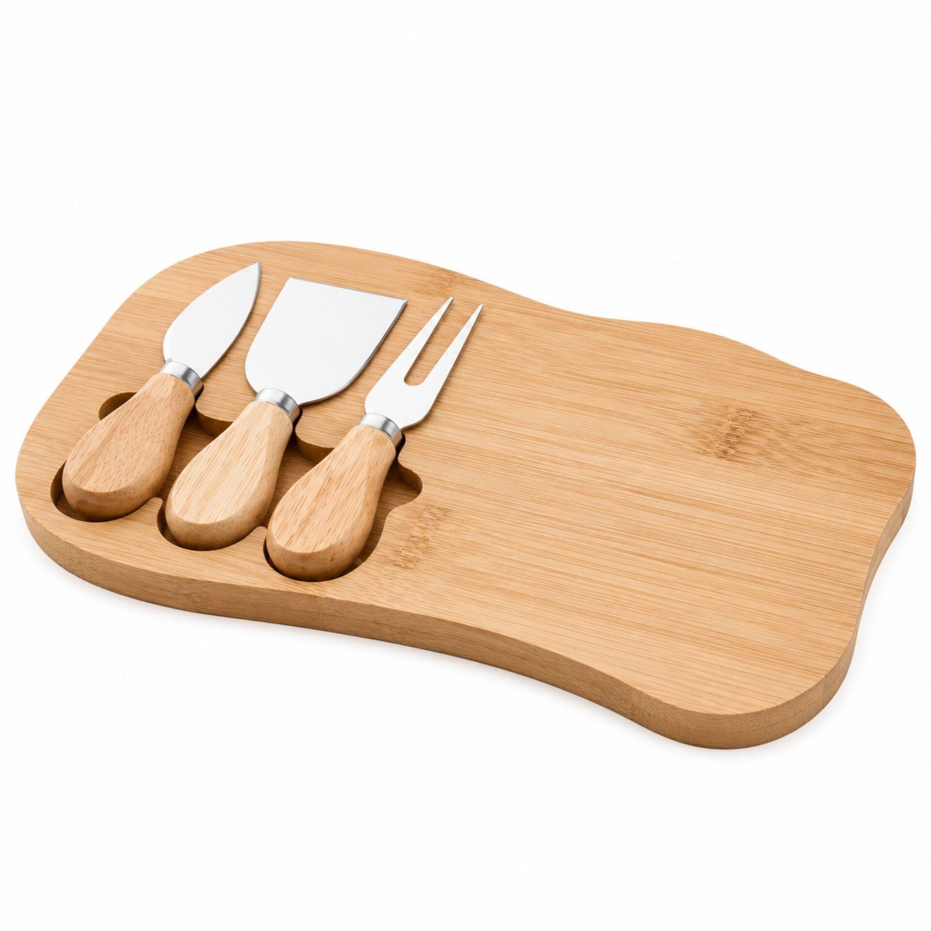Balsa Peynir Sunum Seti 33cm x 17,5cm x 1,2cm