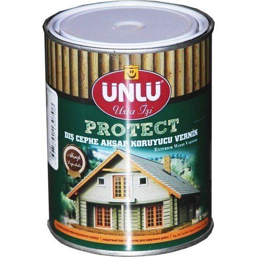 Ünlü Boya Protect Vernik 2.5 Litre Şeffaf Parlak