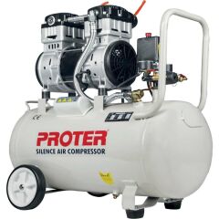 Proter 50 Lt Sessiz Yağsız Kompresör (Siyah)