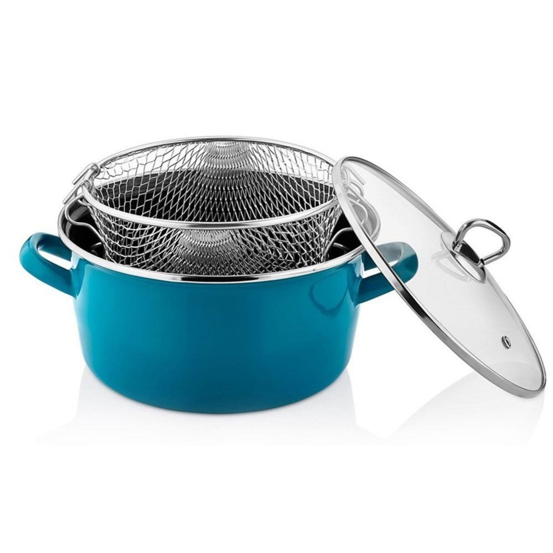 Paçi 22 cm Rize Yeşili Kızartma Tenceresi 4,5 LT