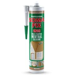 Somafix Genel Amaçlı Nötr Silikon S260 280 ml Şeffaf