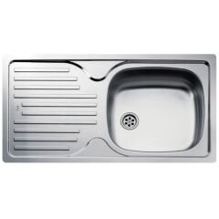 Teka - INFANT 45 - Ankastre Sol Damlalıklı Eviye - Paslanmaz Çelik - 86 cm - 40109764