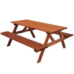 Koyuncuoğlu Ahşap Piknik Masası 142x142x75 cm
