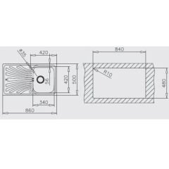 Teka Evye Nerissa 50 Kumandasız Sağ Çelik.ankastre