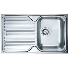 Teka - PRINCESS 50 B - Ankastre Sağ Damlalıklı Eviye - Mikroketen Dokulu - 86 cm - 40109053