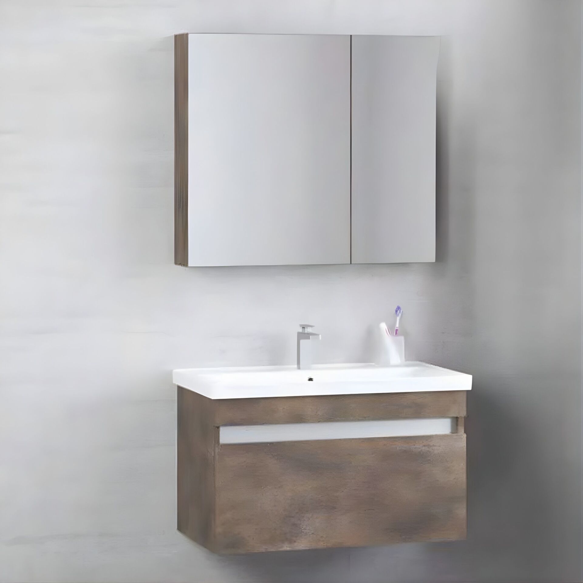 Denko More 80 cm Banyo Dolabı Takımı