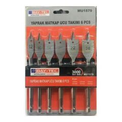 Bay-Tec Yaprak Matkap Ucu Takımı 6 Parça