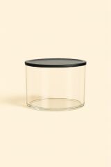 Paşabahçe 41521 Basic 3 Adet Plastik Kapaklı 620cc Cam Saklama Kabı Kavanozu