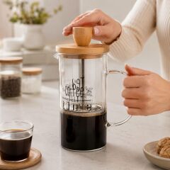 Balsa Bambu Kapaklı 350 ml French Press