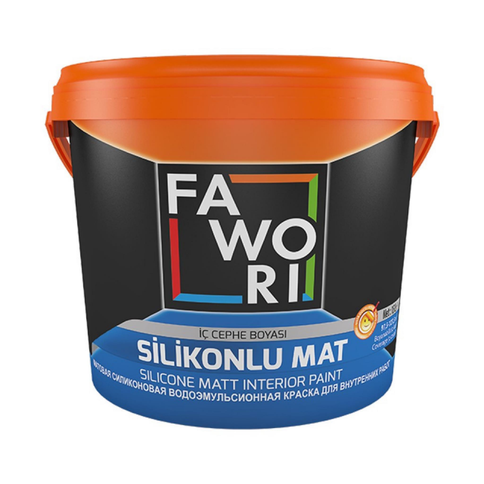 Fawori Silikonlu Mat Beyaz 7,5 Lt İç Cephe Boyası