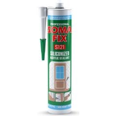 SOMAFIX Silikonize Akrilik Mastik Beyaz 310ML