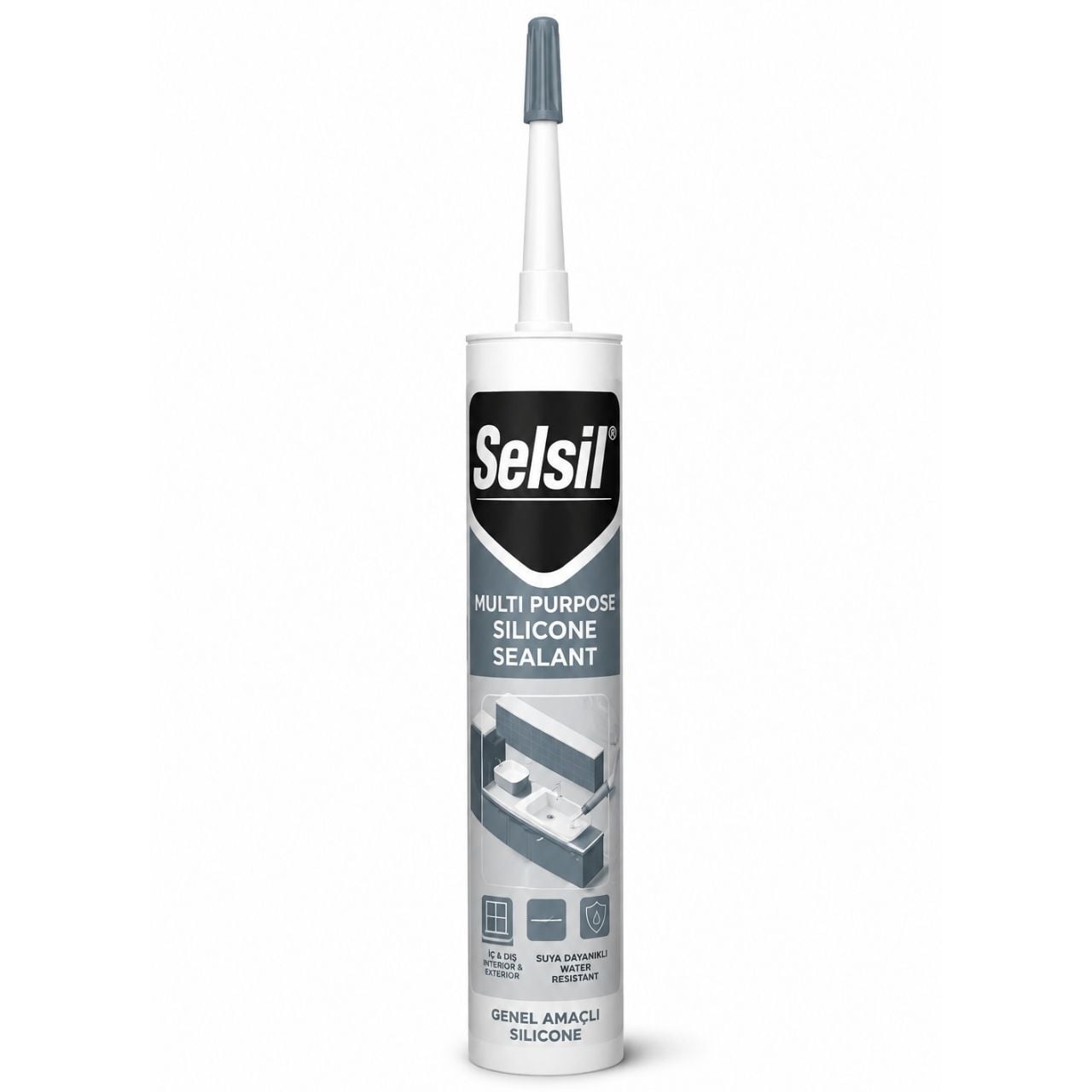 Selsil Genel Amaçlı Silikon Beyaz 280 Gr