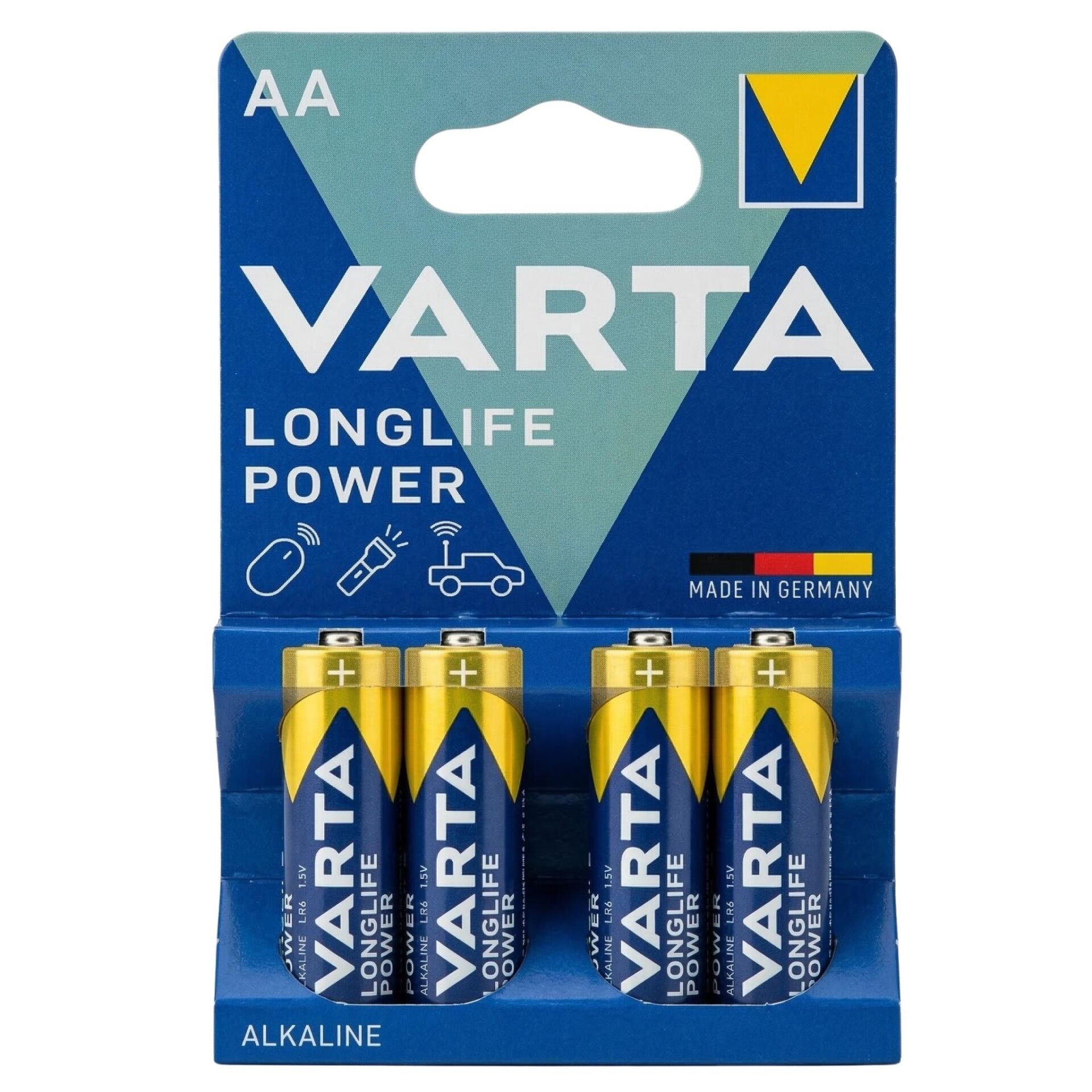 Varta Industrial Alkalin Kalem Pil AA 4 lü Paket