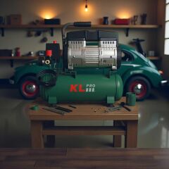 KLPRO KLK8SH 8 Bar 8 Litre 2 HP Sessiz ve Yağsız Hava Kompresörü
