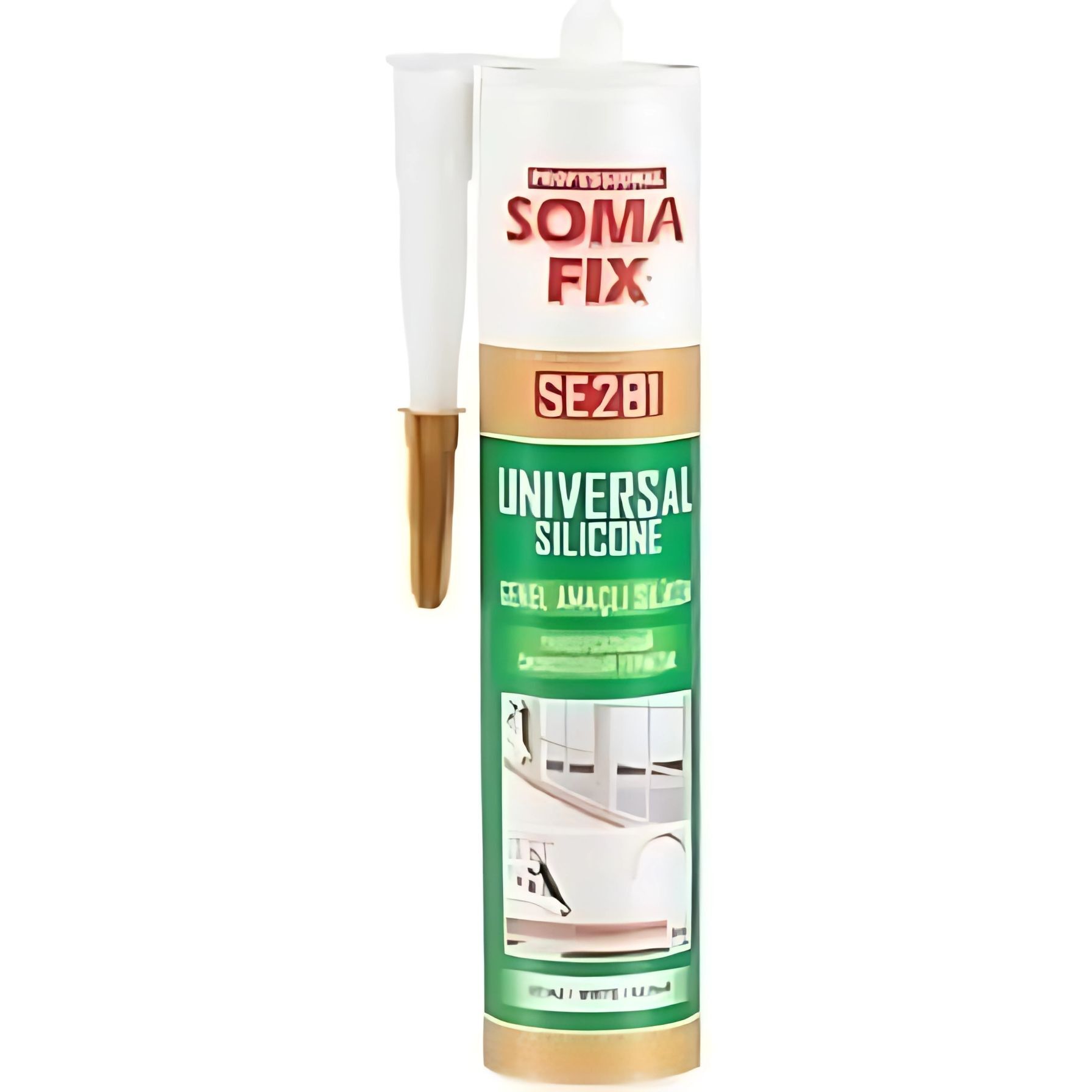 Somafix Genel Amaçlı Silikon Beyaz 280 gr Se281