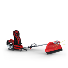 Agromec AG-BG520S Motorlu Tırpan 52 cc Benzinli Ot Biçme Makinesi