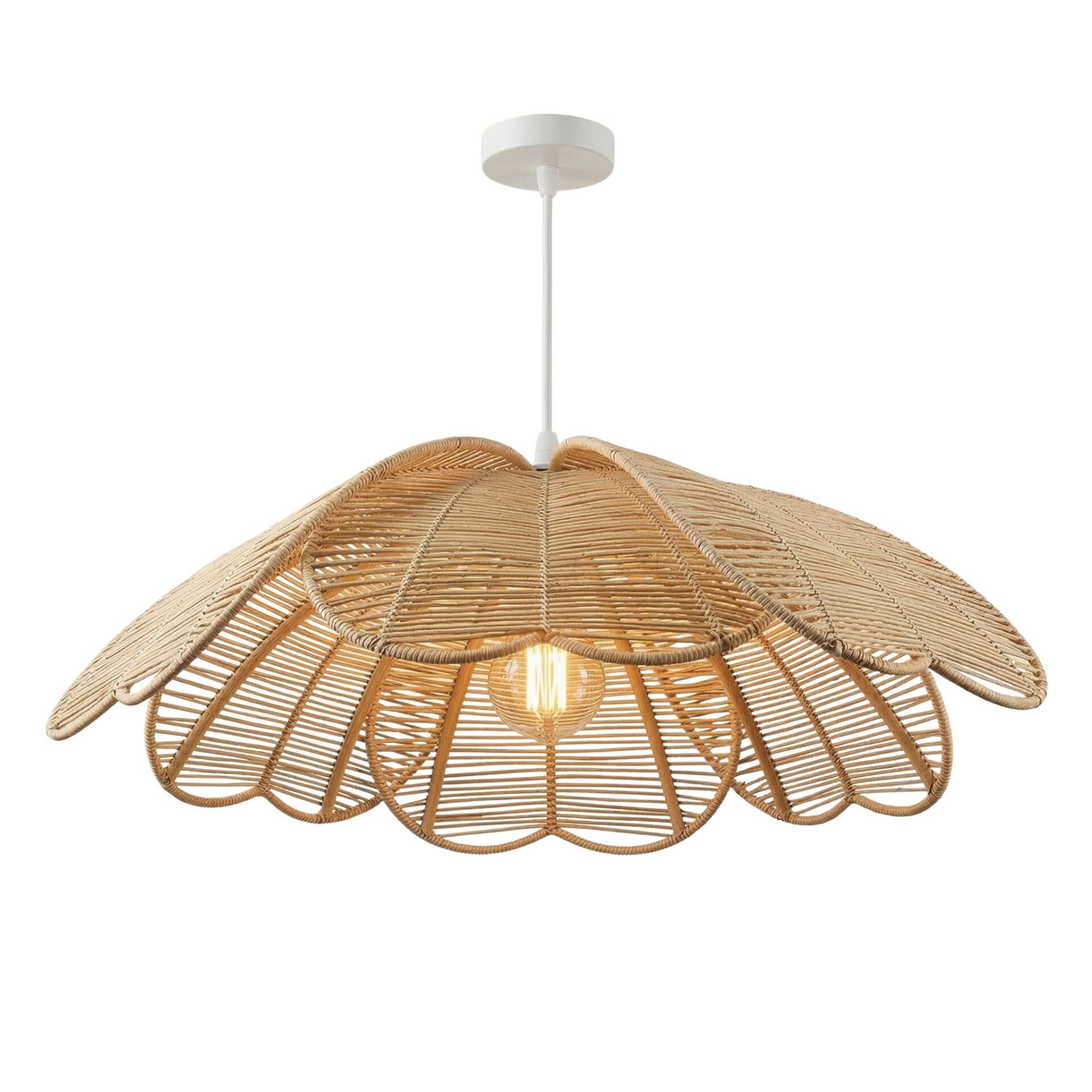 Panalı PNL-LAM25 PC Rattan Abajur