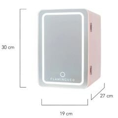 Aynalı Kozmetik Mini Buzdolabı 10 Litre - Flaminguoe | Kompakt ve Şık Güzellik Soğutucusu