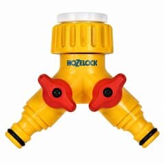 Hozelock 2256H Çift Yönlü Vanalı Musluk Bağlantısı 3/4 -1
