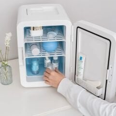 Flamingueo ELI 10 Litre Taşınabilir Kozmetik Mini Buzdolabı - GRIMMY