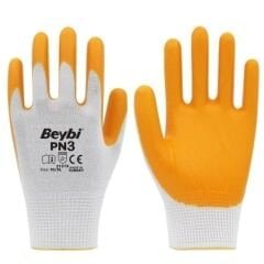 Beybi Işçi Eldiveni Nitril Pn-3 Inşaat Eldiveni