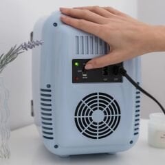 Flamingueo JON 4 Litre Mini Kozmetik Buzdolabı - Retro Mavi - GRIMMY
