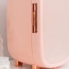 Flaminguoe KENDALL 12 Litre Profesyonel Kozmetik Mini Buzdolabı Pembe - GRIMMY