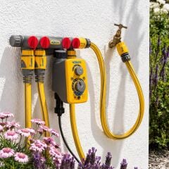 Hozelock 2150H Dörtlü (4’lü) Vanalı Su Musluk Dağıtıcı Adaptörü