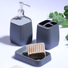 Fitilli Banyo Seti Krom (Füme)