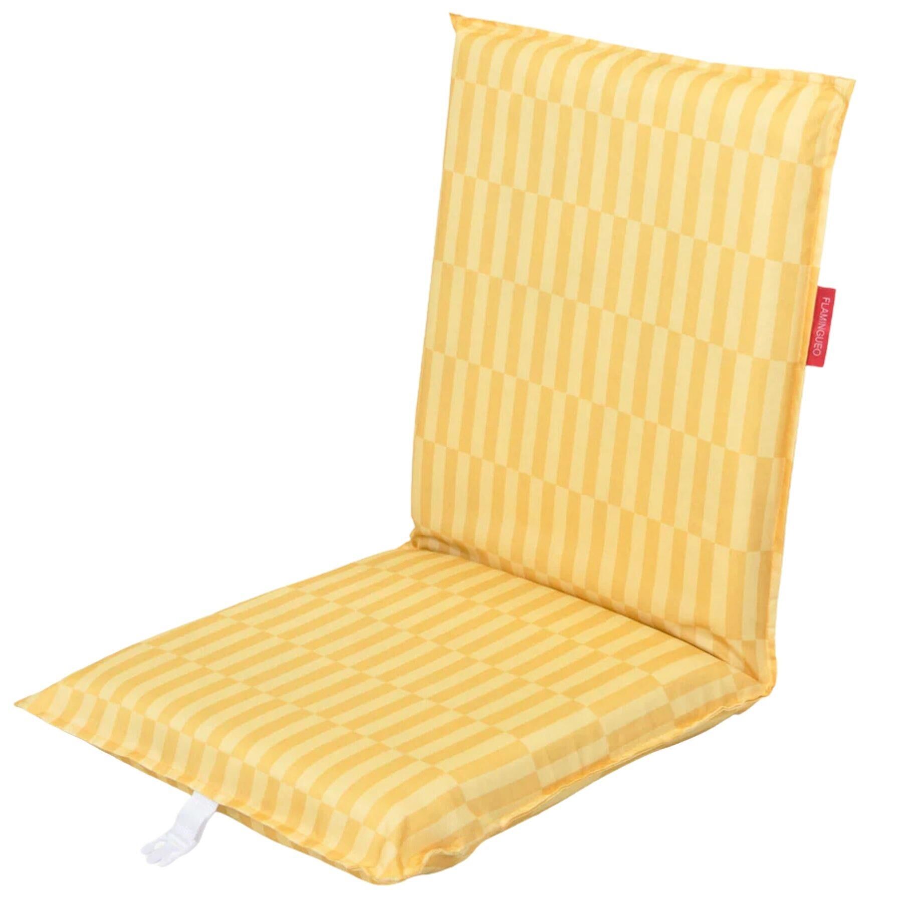 Flamingueo Blake Sarı Katlanır 5 pozisyon Plaj Minderi 103 x 45 x 8,5 cm