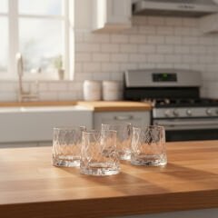 Paşabahçe 420142 Leafy Cam Bardak 100 cc 4 Lü